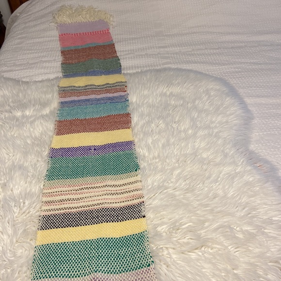 Scarf size 63” long and 9” wide brand new very colorful and pretty - Picture 3 of 8